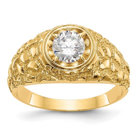 IBGoodman 14k 7/8 carat Lab Grown Diamond VS/SI+ G+ Complete Men's Ring