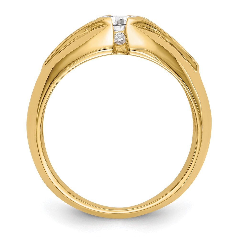 Men's Semi-Mount Diamond Bands