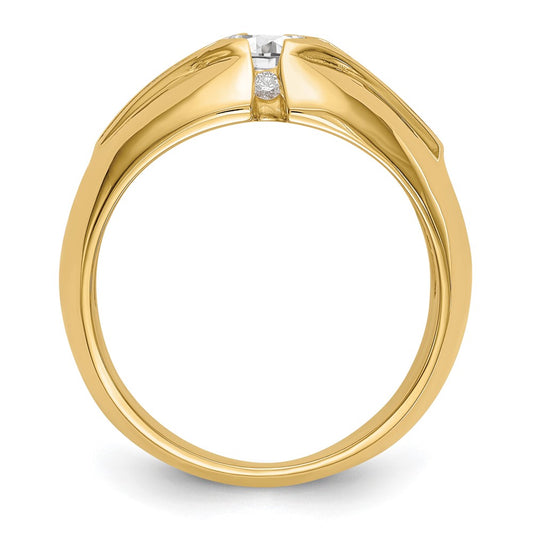 Men's Semi-Mount Diamond Bands