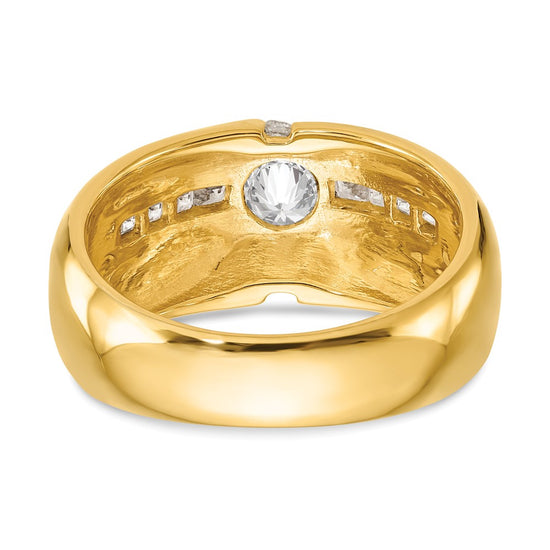 Men's Semi-Mount Diamond Bands