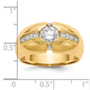 Men's Semi-Mount Diamond Bands