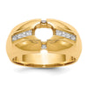 Men's Semi-Mount Diamond Bands