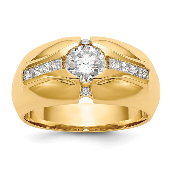 Men's Semi-Mount Diamond Bands