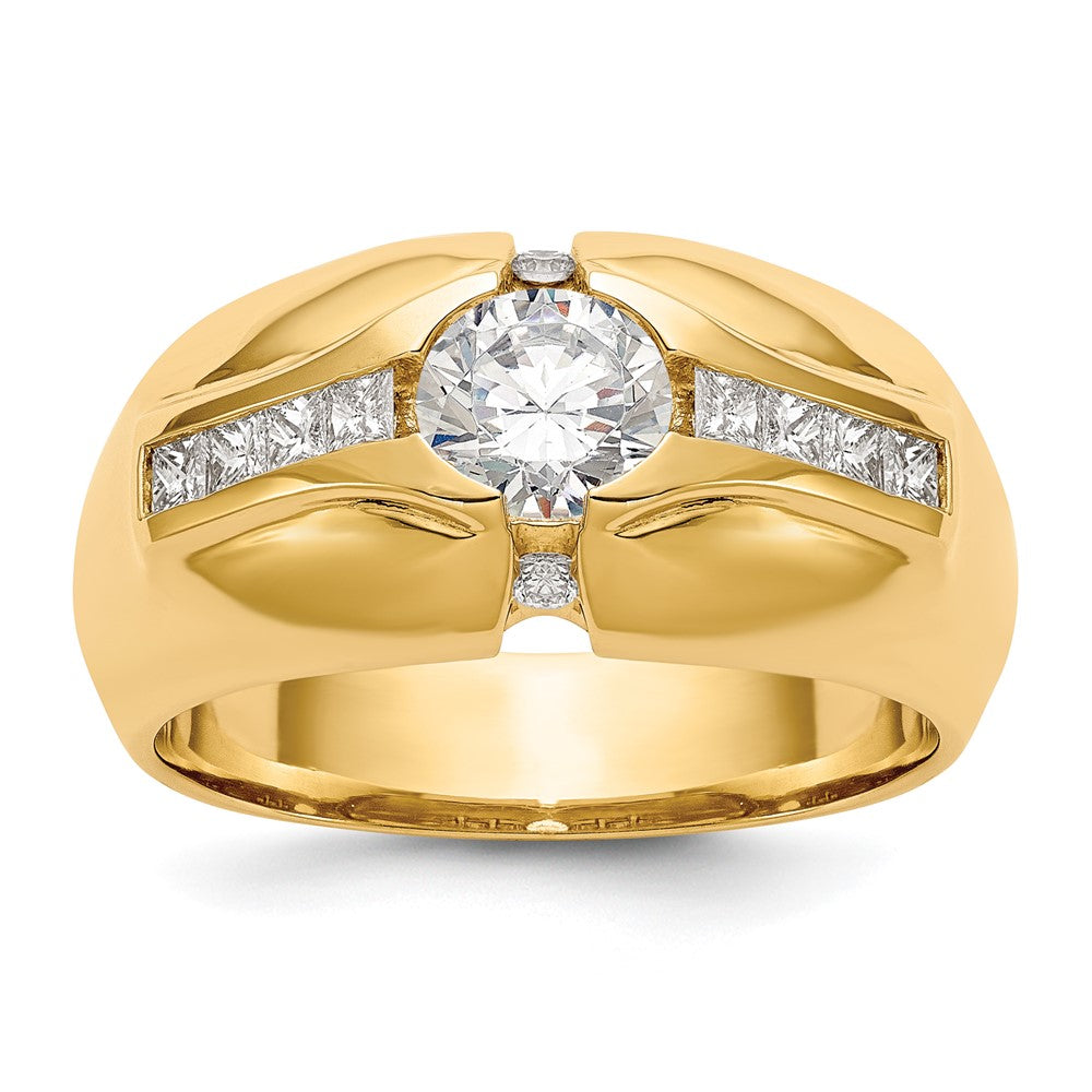 Men's Semi-Mount Diamond Bands