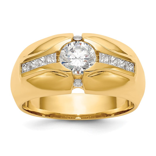 Men's Semi-Mount Diamond Bands
