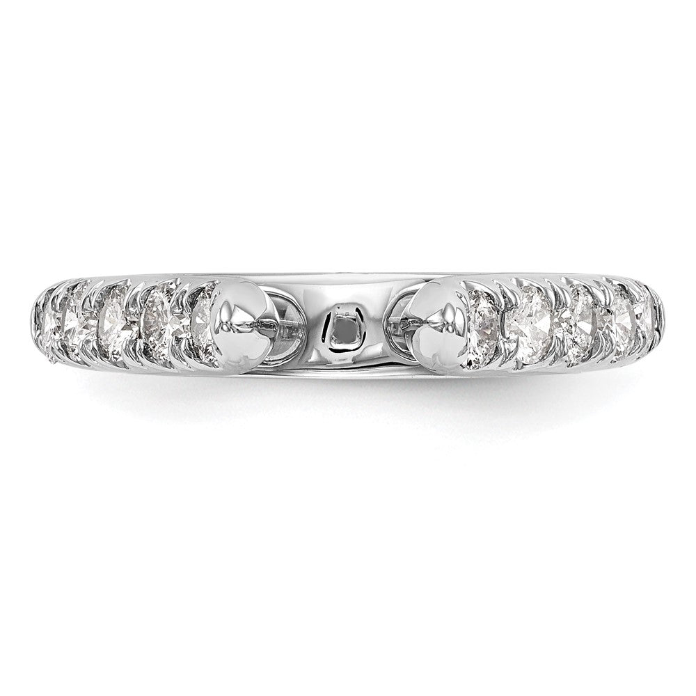 Peg Set Diamond Semi-mount Engagement Rings