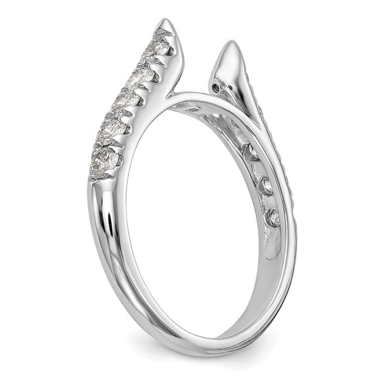 Peg Set Diamond Semi-mount Engagement Rings