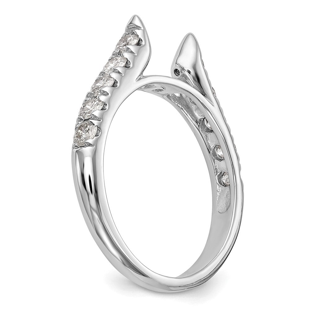 Peg Set Diamond Semi-mount Engagement Rings