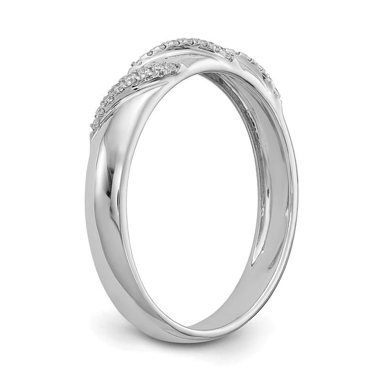 14K White Gold AA Quality 1/8 carat Diamond Trio Complete Men's Wedding Band