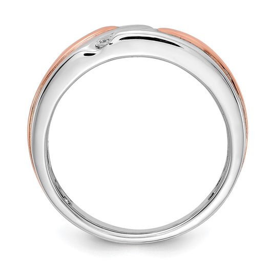 Two-Tone Diamond Bands