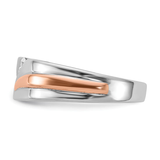 Two-Tone Diamond Bands