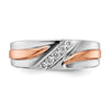 Two-Tone Diamond Bands