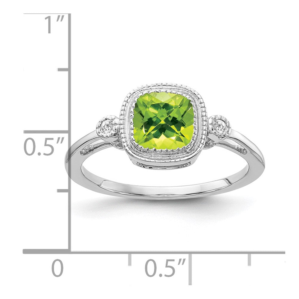 Cushion Gemstone and Diamond Rings
