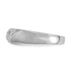 14k White Gold 3-Stone Satin 1/10 carat Diamond Complete Men's Ring