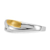 14k Two-tone 3-Stone 1/6 carat Diamond Complete Men's Ring