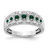 14k White Gold Diamond and Gemstone Fancy Rings
