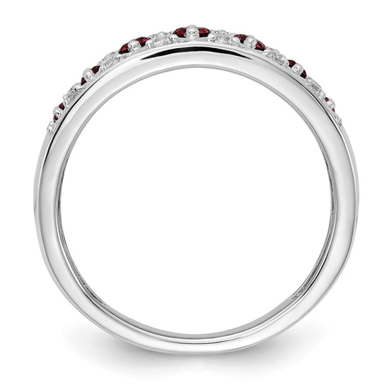 14k White Gold Diamond and Gemstone Fancy Rings