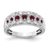 14k White Gold Diamond and Gemstone Fancy Rings