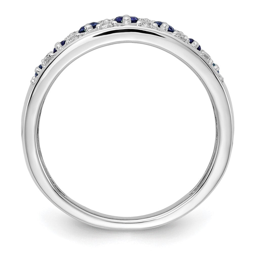 14k White Gold Diamond and Gemstone Fancy Rings
