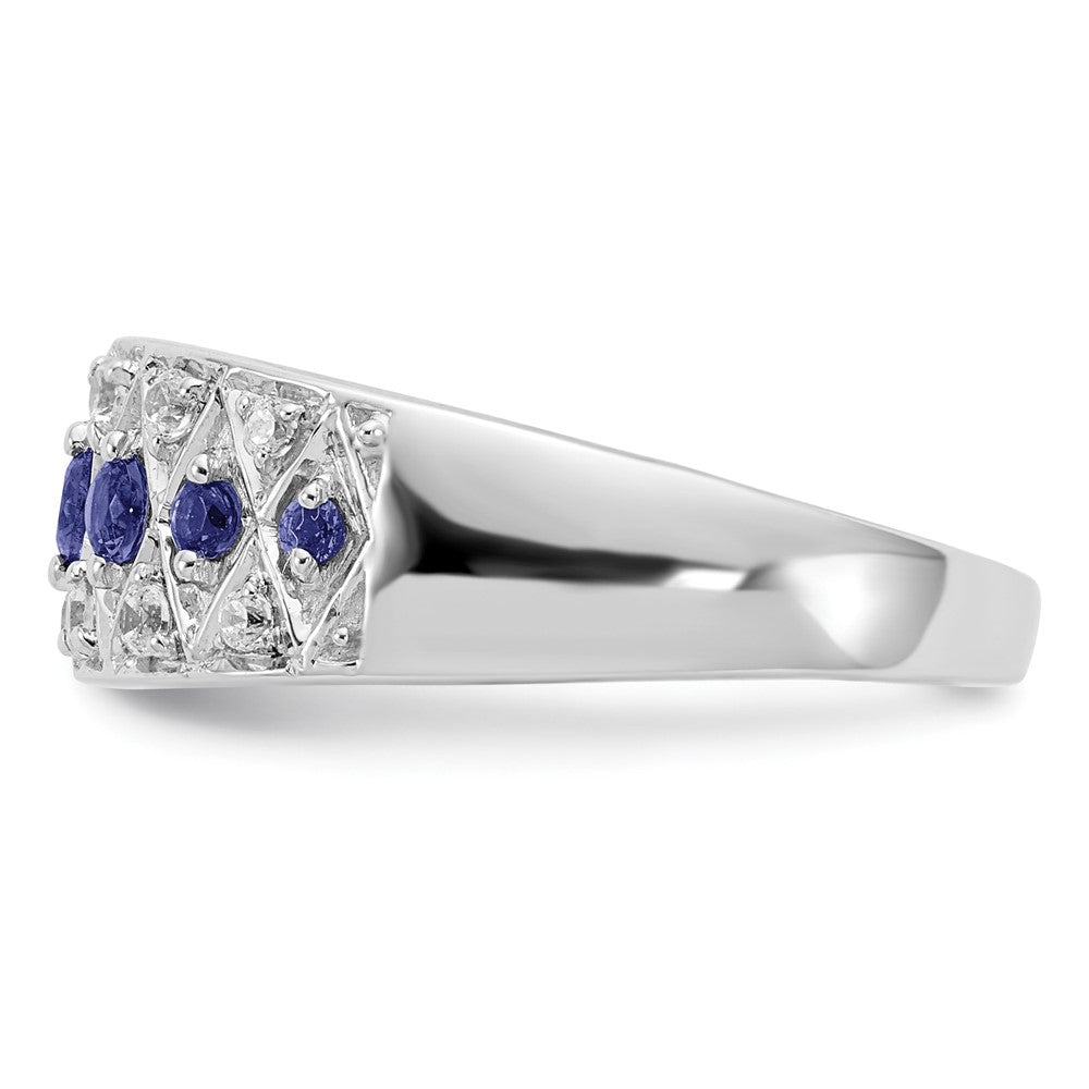 14k White Gold Diamond and Gemstone Fancy Rings