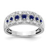 14k White Gold Diamond and Gemstone Fancy Rings
