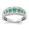 14k White Gold Diamond and Gemstone Fancy Rings