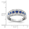 14k White Gold Diamond and Gemstone Fancy Rings