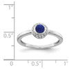 14k White Gold Diamond and Cabochon Gemstone Ring