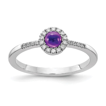 Diamond and Cabochon Gemstone Rings