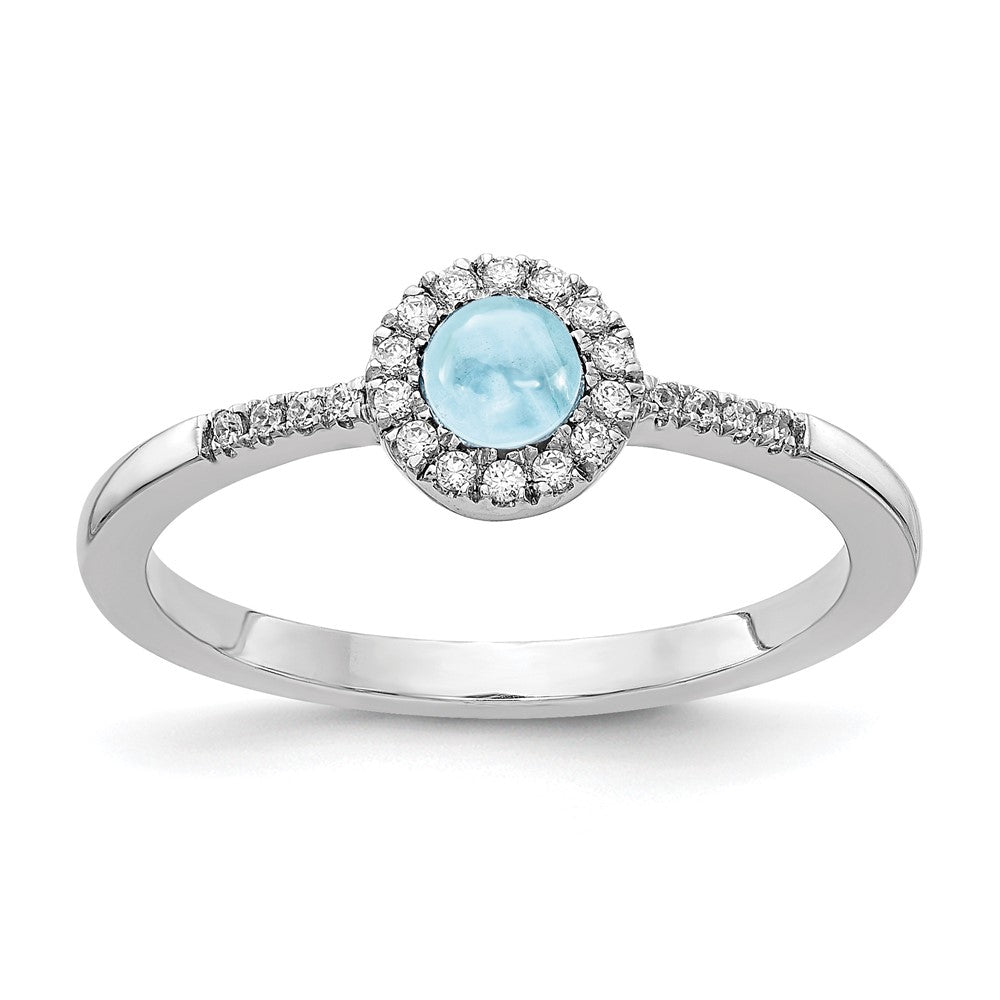 Diamond and Cabochon Gemstone Rings