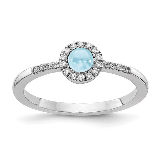 Diamond and Cabochon Gemstone Rings