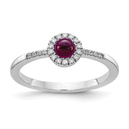 Diamond and Cabochon Gemstone Rings