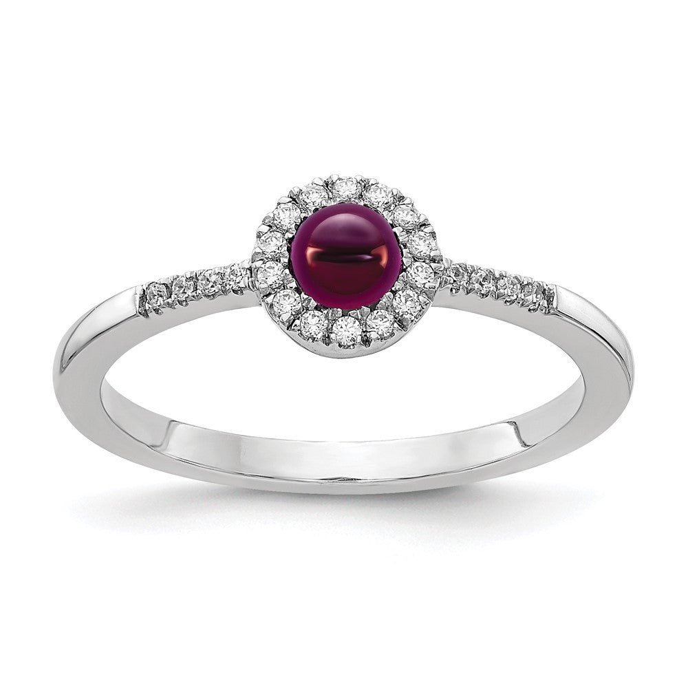 Diamond and Cabochon Gemstone Rings