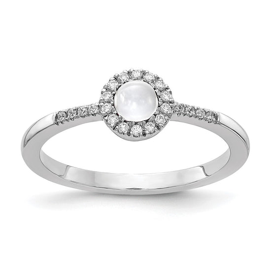 Diamond and Cabochon Gemstone Rings
