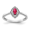 14k White Gold Diamond and Oval Cabochon Gemstone Ring