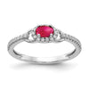 14k White Gold Diamond and Cabochon Gemstone Ring