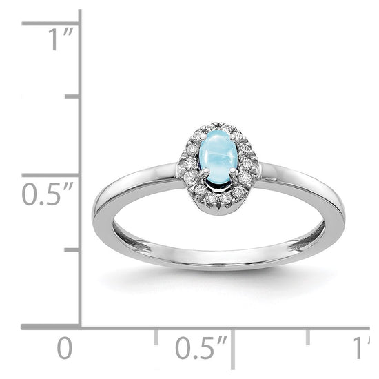 Diamond and Oval Cabochon Gemstone Rings