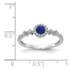 14k White Gold Diamond and Cabochon Gemstone Halo Ring
