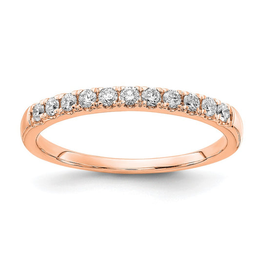 Lab Grown Diamond Wedding Bands in Yellow. White or Rose Gold