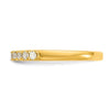 14k 1/5 carat Lab Grown Diamond VS/SI+ G+ Complete Wedding Band