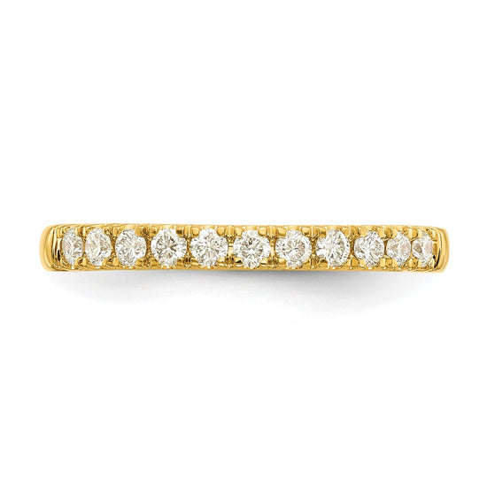 14k 1/5 carat Lab Grown Diamond VS/SI+ G+ Complete Wedding Band