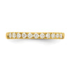14k 1/5 carat Lab Grown Diamond VS/SI+ G+ Complete Wedding Band