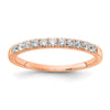 Lab Grown Diamond Wedding Bands in Yellow. White or Rose Gold