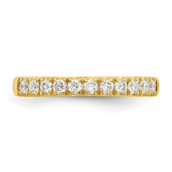 14k 1/3 carat Lab Grown Diamond VS/SI+ G+ Complete Wedding Band