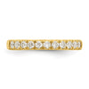 14k 1/3 carat Lab Grown Diamond VS/SI+ G+ Complete Wedding Band