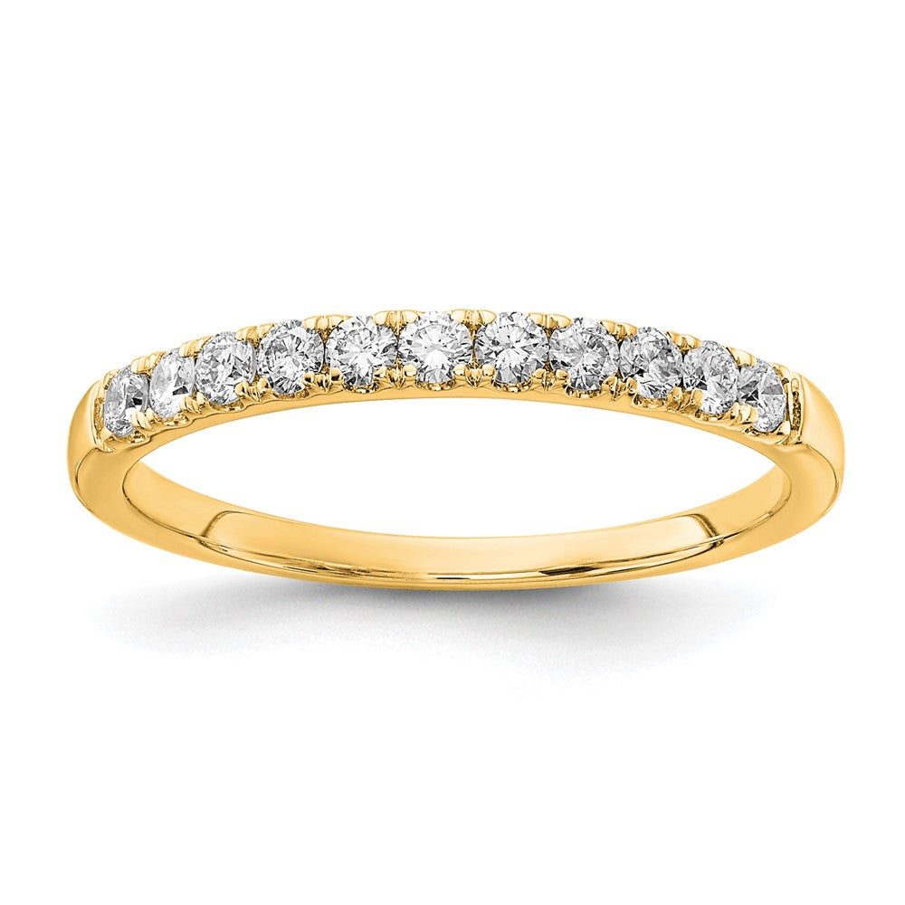 14k 1/3 carat Lab Grown Diamond VS/SI+ G+ Complete Wedding Band