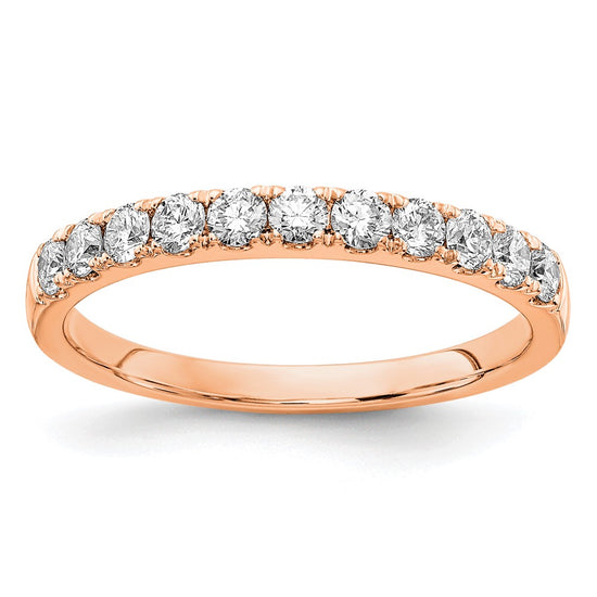 Lab Grown Diamond Wedding Bands in Yellow. White or Rose Gold
