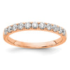 Lab Grown Diamond Wedding Bands in Yellow. White or Rose Gold