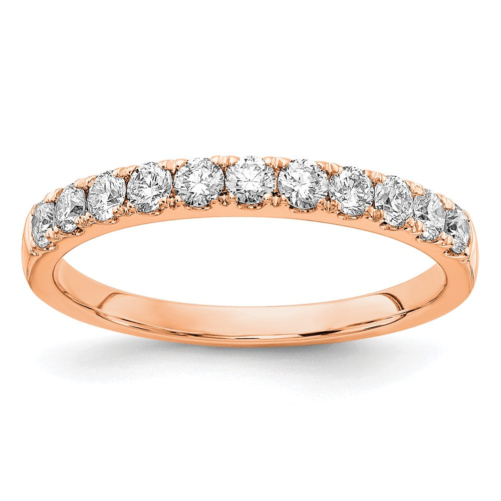 Lab Grown Diamond Wedding Bands in Yellow. White or Rose Gold