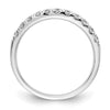 14k White Gold 1/2 carat Lab Grown Diamond VS/SI+ G+ Complete Wedding Band